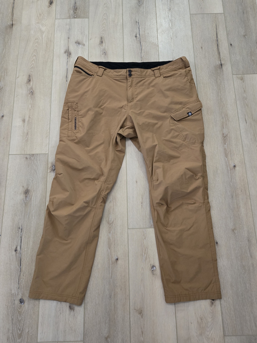 TRUEWERK T1 WerkPant Men's Lightweight Stretch Summer Work Utility Pants Brown